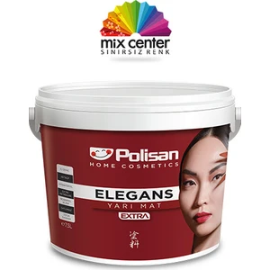 Elegans Extra Yarı Mat Antibakteriyel Iç Cephe Boyası Tüm Renkler 2,5 Litre - 3,5 Kilogram Beyaz