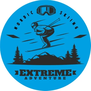 Sticker Atölyesi Ski - Kayak Sticker - 24106