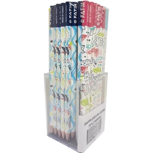 Çocuk Çizimi Kurşun Kalem 72'li Plastik Kalemlikde