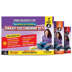 Adeda Yayıncılık Dikkat Güçlendirme Set 7. Sınıf