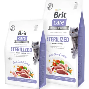 Brit Care Sterilized Weight Control Tahılsız Ördekli 7kg + Sterilized Weight Control Tahılsız Ördekli 2kg Kedi Maması