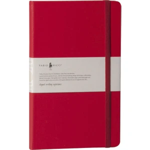 Fabio Ricci Elio Noktalı Defter 13 x 21 cm Kırmızı