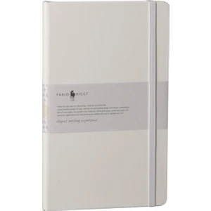 Fabio Ricci Elio Noktalı Defter 13 x 21 cm Beyaz