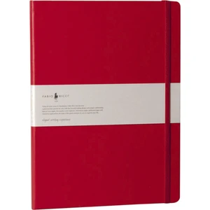 Fabio Ricci Elio Kareli Defter 19 x 25 cm Kırmızı