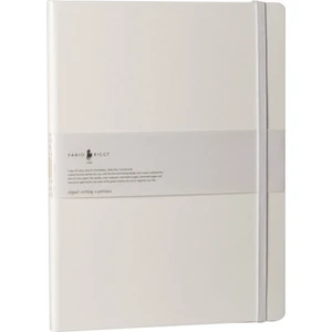 Fabio Ricci Elio Noktalı Defter 19 x 25 cm Beyaz
