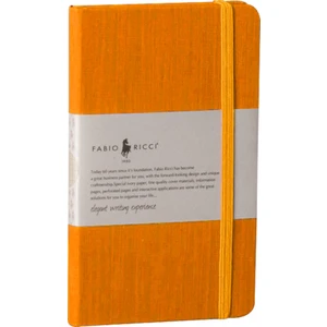 Fabio Ricci Lepidus Kareli Defter 9 x 14 cm Turuncu
