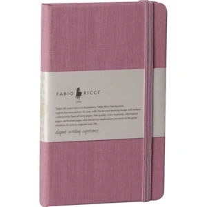 Fabio Ricci Lepidus Çizgisiz Defter 9 x 14 cm Pembe