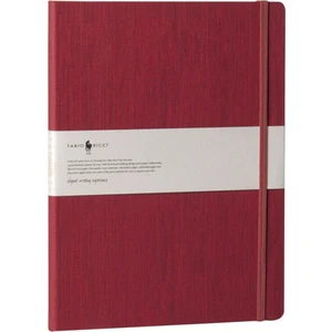 Fabio Ricci Lepidus Çizgisiz Defter 19 x 25 cm Bordo