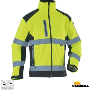 Vizwell™ Softshell Reflektörlü Iki Renkli Mont / VWJK177