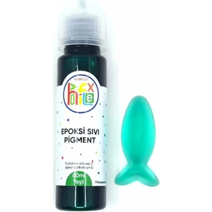 Epoksi Reçine Bazlı Sıvı Pigment Boya Transparan 60 ml Yeşil
