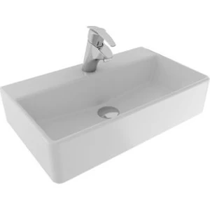 E.C.A Serel Tezgah Üstü Dikdörtgen Lavabo 35X60 cm 2046TXS110H