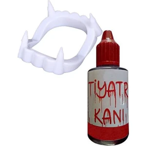 Dracula Vampir Dişi  ve Vampir Kanı Set 1 Adet