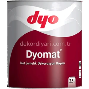 Dyomat Dekorasyon Amaçlı Siyah Boya 2,5 Lt
