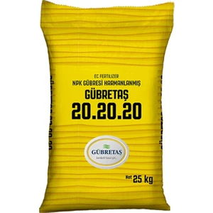20 20 20 Iz Elementli Azot Fosfor Potasyum Gübresi 25 kg