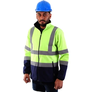 Eser - Softshell Yönetici Montu - Sarı, Lacivert