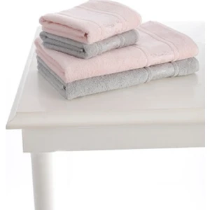 Hamam Takımı Camellia Gri Pembe