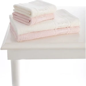 Hamam Takımı Camellia Krem Pembe