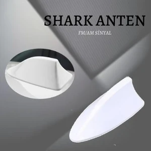 Renault Clio 4 Uyumlu Beyaz Shark Anten Köpek Balığı Anten