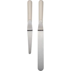 Lattbakad 2'Li Gri Pasta Spatulası