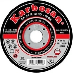 115X1.0 mm Inox Kesici Disk (20 Adet)