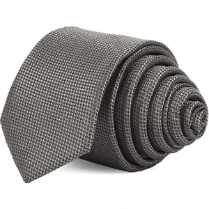 5 cm Gri Kendinden Desenli Spor Kravat