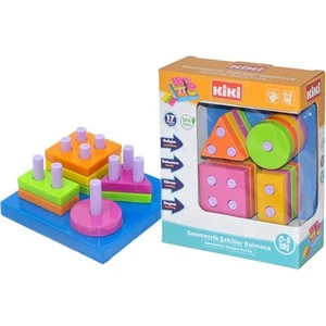 Kiki, Geometrik Şekiller Bulmaca, Bultak Oyunu, Eğitici Bulmaca, Zeka Geliştirici Oyuncak