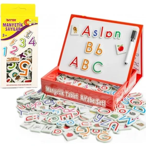 Diytoy, Manyetik Tablet Alfabe, Magnet Rakamlar, Yazı Tahtası,