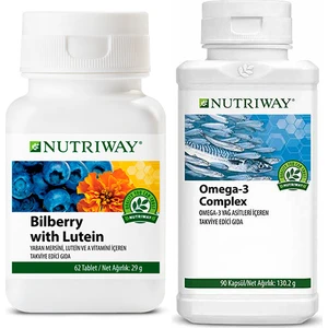 Nutriway Bilberry With Lutein ve Omega 3 Complex