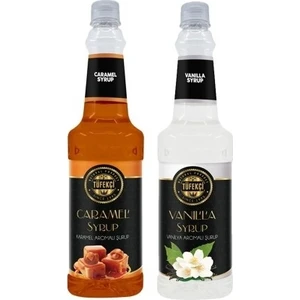 By Tüfekçi 2li Karamel ve Vanilya Şurup Avantajlı Paket 2X750 ml