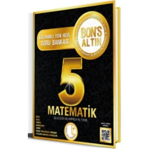 Levent İçöz Yayıncılık 5. Sınıf Bons Altın Matematik Yeni Nesil Soru Bankası