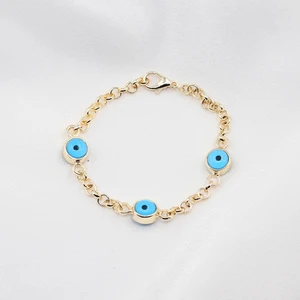 Sosyete Gkhn Nazar Boncuğu Detaylı Bileklik