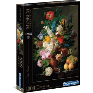 - 1000 Parça Museum Collection Yetişkin Puzzle - Van Dael Bowl Of Flowers