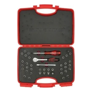 Izeltaş 42 Parça 1/4'' Bits Uçlu Lokma Anahtar Takımı