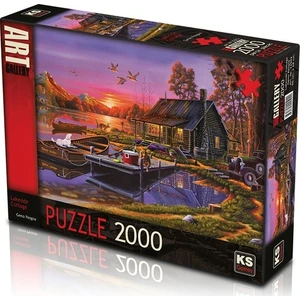 Ks Games Lakeside Cottage 2000 Parça Puzzle