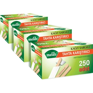 Kağıt Sargılı Tahta Karıştırıcı 250'LI 3 Lü