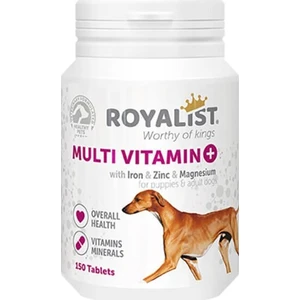 Multivitamin Köpekler Için Mineral Katkılı Genel Sağlık Destekleyici Tablet 150 Adet