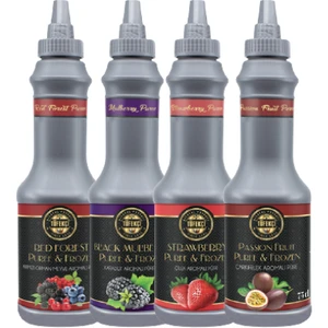 By Tüfekçi Blackred Fruits Meyve Püreleri Avantajlı Paket 4X1000 ml