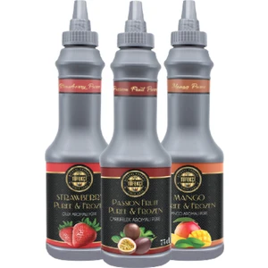 By Tüfekçi 3lü Avantajlı Paket Çilek, Çarkıfelek ve Mango Meyve Püresi 3 x 1 Lt