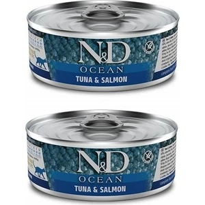 N&d Ocean 2 Adet Tahılsız Ton Somon Yetişkin Yaş Mama 80 gr