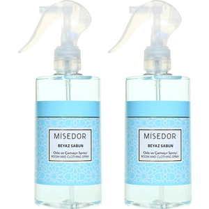 2 li Set Beyaz Sabun Oda Kokusu ve Çamaşır Parfümü 330 ml