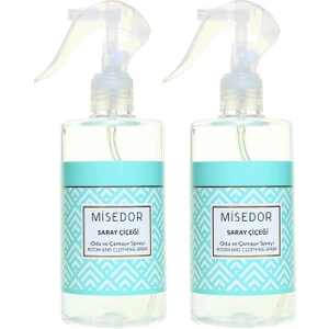 2 li Set Saray Çiçeği Oda Kokusu ve Çamaşır Parfümü 330 ml