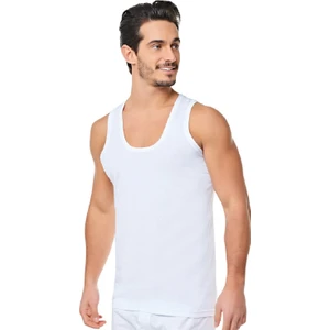 6'lı Seheryıldızı %100 Pamuklu Askılı Penye Erkek Atlet