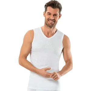 Erkek V Yaka Sıfır Kol Atlet 3'lü Paket - 123