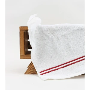 3lü Paket Çift Sıra Bordo Piko Nakışlı El Havlusu 32X35CM