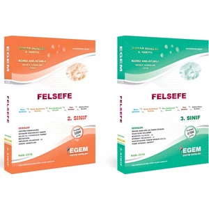 Egem Eğitim Yayınları AÖF Felsefe 2 ve 3. Sınıf 4 ve 6. Dönem Bahar