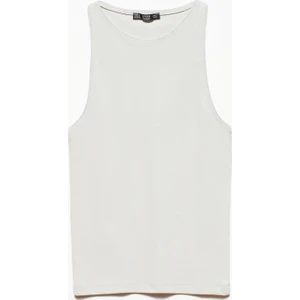 3694 Halter Yaka Tshirt-Gri