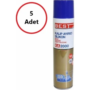 KA2000 Silikon Bazlı Kalıp Ayırıcı Sprey 400 Ml-5 Adet
