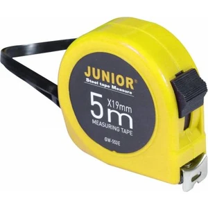 Junior GW-553E Şerit Metre 19MM 5 Metre-Sarı