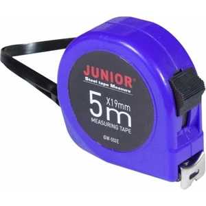 Junior GW-553E Şerit Metre 19MM 5 Metre-Mavi