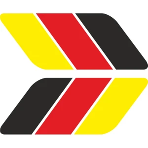 Sticker Atölyesi Almanya Bayrağı Şerit Sticker - 15083